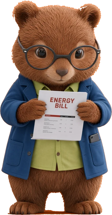 Toastie, the Guildford Plumbing & Heating bear